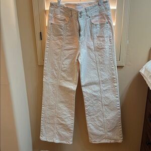 LOFT Women's High Rise Jeans in Cream NWOT 27/4
